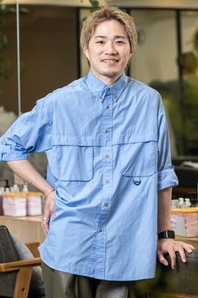 副店長、美容師 須藤 永さん