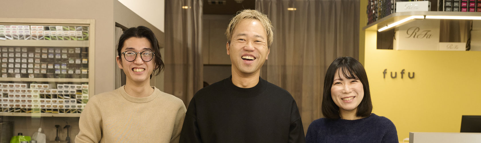 活躍する卒業生:高橋 賢さん、菊池 琴羽さん、高橋 秀一さん